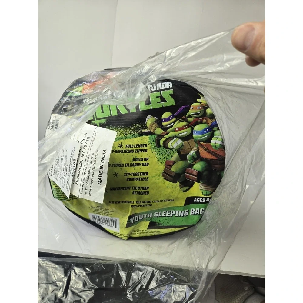 Teenage Mutant Ninja Turtle youth sleeping bag NEW 2016 TMNT 28x56